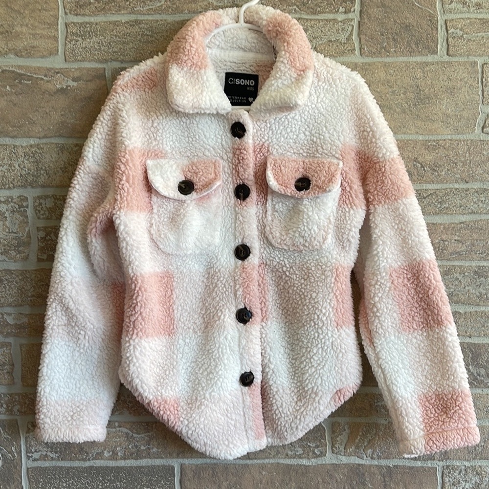 Ci Sono Kids Checked Shacket